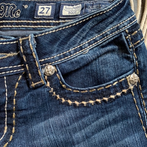 MissMe Boot Cut Jean Size 27 - Picture 6 of 7